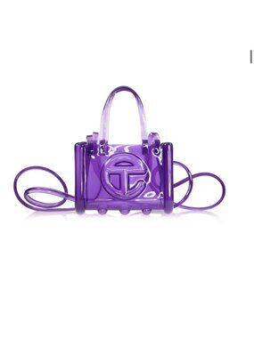 TELFAR x Melissa Purple Small Jelly Shopping Tote NEW NWT